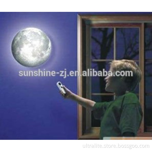 Indoor Led Wall Moon Lamp With Remote Control